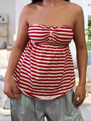 Cyflymder  Sexy Off Shoulder Ruffle Crop Top Sleeveless  Fit Solid Color Blouse for Beach Vacation or Date Night Outfits