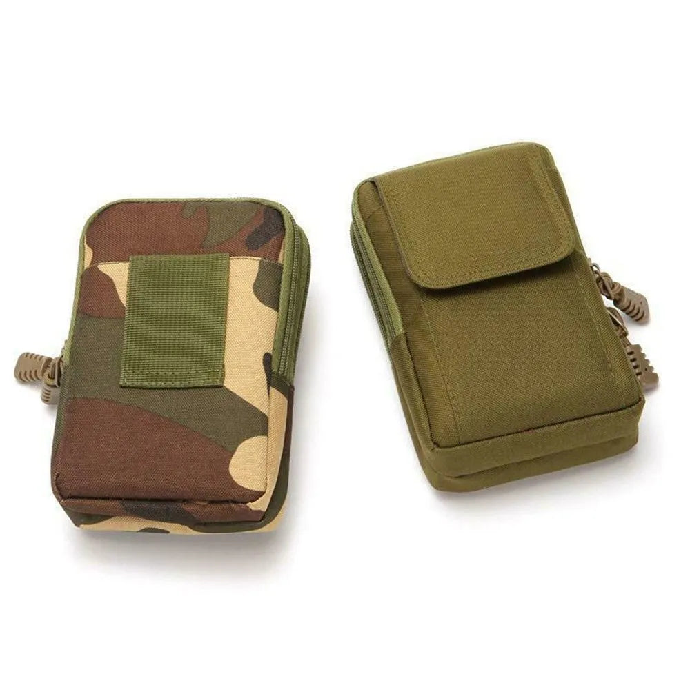 Cyflymder Men Molle Pouch Belt Waist Pack Bag Small Pocket Waist Pack Running Pouch Travel Bags Soft Back