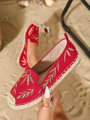 Cyflymder  Women's Round-Toe Classic Flat Cap-Toe Slip ons Simple Espadrilles Leather Loafers