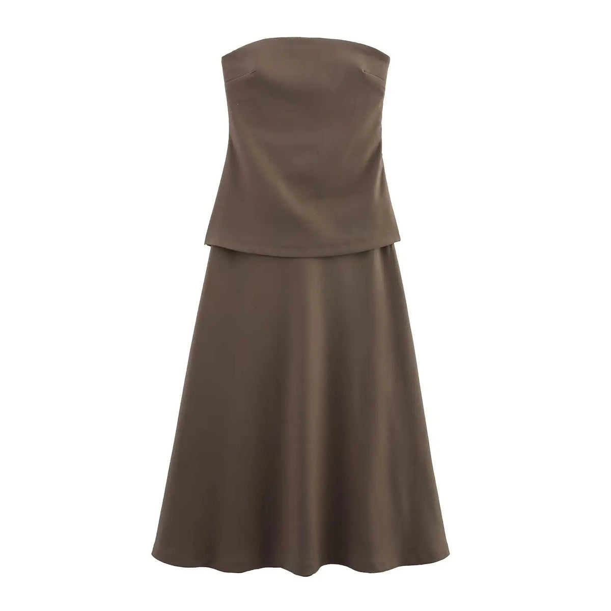 Cyflymder  Women's Retro Off-the-Shoulder Slim-Fitting Dress Chest-Wrapped Stitching New Summer Fashion Festival Dinner Date Dress