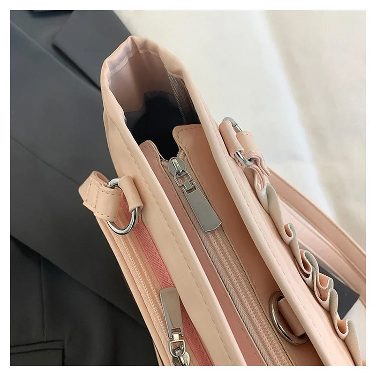 Cyflymder  Korean Y2k Aesthetic Transparent Backpacks Vintage All Match Casual Shoulder Ita Bags Streetwear Women Simple Handbags Crossbody