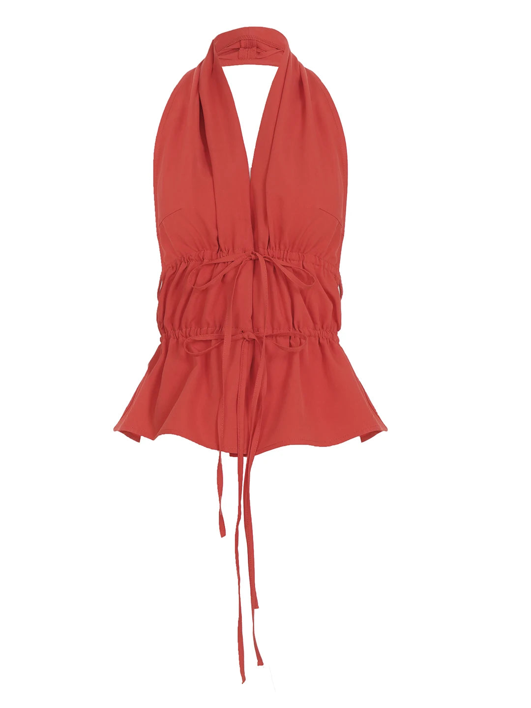 Cyflymder  Romore Orange Sexy Bal Beachside Summer Trendy Vest Faionable Cover-Up Strapl Crop Top for Holiday Wear