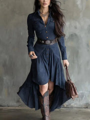 Cyflymder  2026 Spring Autumn Winter Long Sleeve Elegant Midi Dress Women's Clothing Casual Party Work Evening Sheath Office Lady Dresses