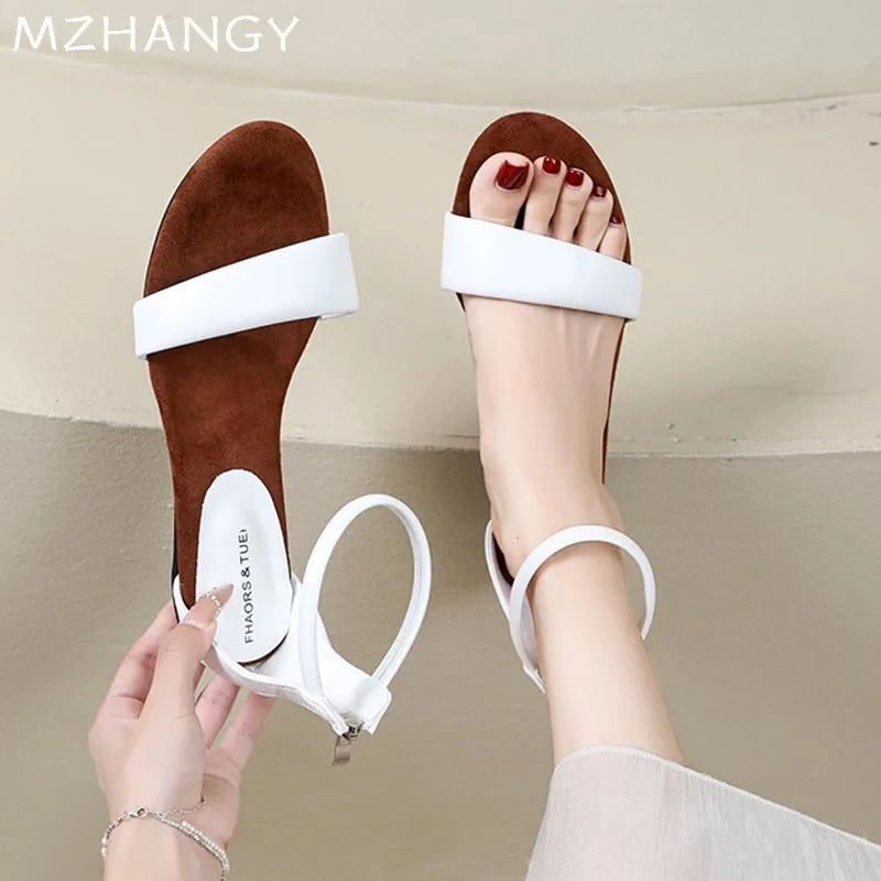 Cyflymder Leopaed Heeled Sandals Women's Elegant Heels Shoes Open Toe Summer New Slides Walking Trend Dress Luxury Mujer De Sandalias