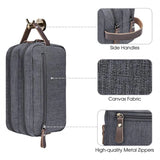 Cyflymder Foldable hanging men's travel large capacity promotional toiletries storage bag Oxford cloth waterproof makeup bag double layer