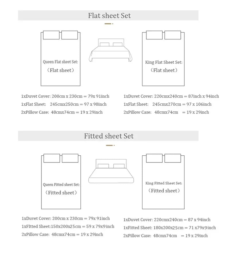 Cyflymder  Flowers Embroidery Ruffles Plaid Bedding Set Double Layer Crepe Yarn Pure Cotton Duvet Cover Flat/Fitted Bed Sheet Pillowcases