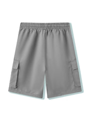 Cyflymder  Men s Lightweight Quick Dry Cargo Shorts with Elastic Waistband and Multiple Pockets for Outdoor Activities