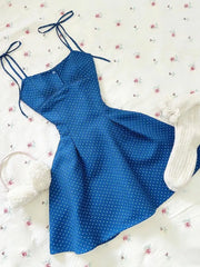 Cyflymder  Sexy Dresses Polka Dot Y2k 2000s Woman Clothes Slim Sling Dress Hot Girl Elegant Harajuku Korea Mini Skirt Summer Fashion Grunge