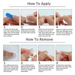 Cyflymder  10Pcs French Almond Handmade Press on Nails Pink Cat Eye Fake Nails Flower False Nails 네일팁 Накладные Ногти Uñas Postizas Mujer