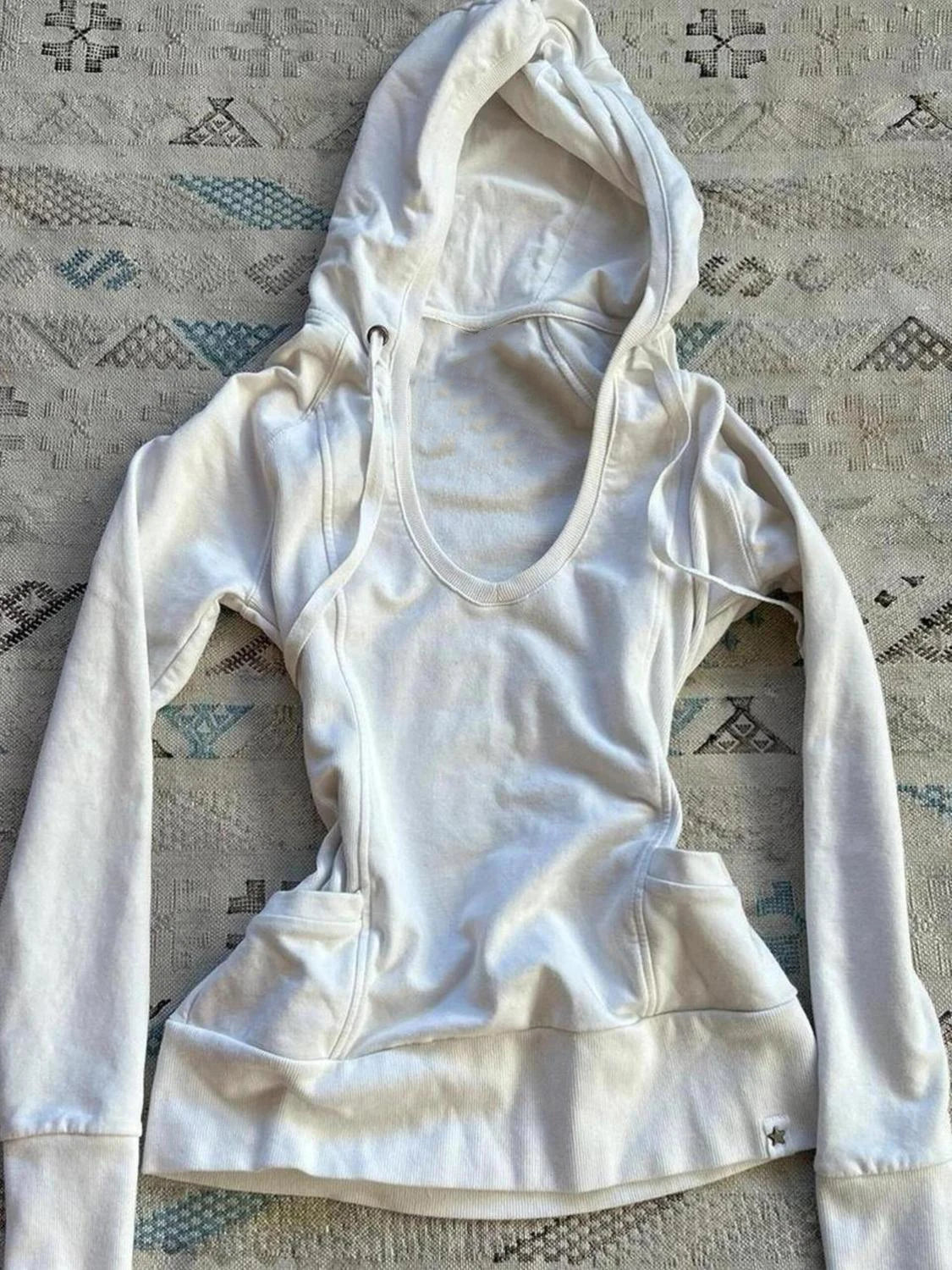 Cyflymder  Y2k Hoodie Woman Clothes 90s Gothic Vintage Punk Winter Hoodies Streetwear Harajuku Slim Pullover Slim Fashion Gyaru Coat Basics