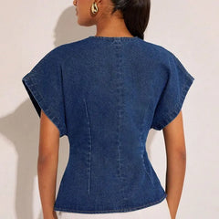 Cyflymder  Temperament Vest Women's Shoulder Sleeves Waist Display Fashion
