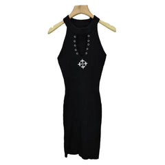 Cyflymder  Sexy Mini Dress Women Knitted Hollow Out Slim Off Shoulder Hip Bodycon Short Dress