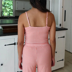 Cyflymder  Women Y2K Floral 2 Piece Lounge Set Spaghetti Strap Crop Camisole Elastic Waist Wide Leg Pajama Pants Casual Sleepwear