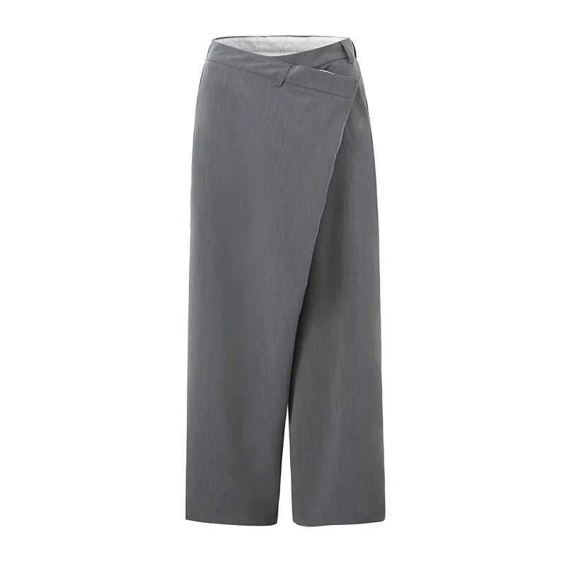 Cyflymder  High Waist Wide Leg Casual Suit Pants Design Sensible ular Street Sale Jeans plus Size Faionable Trousers for Women