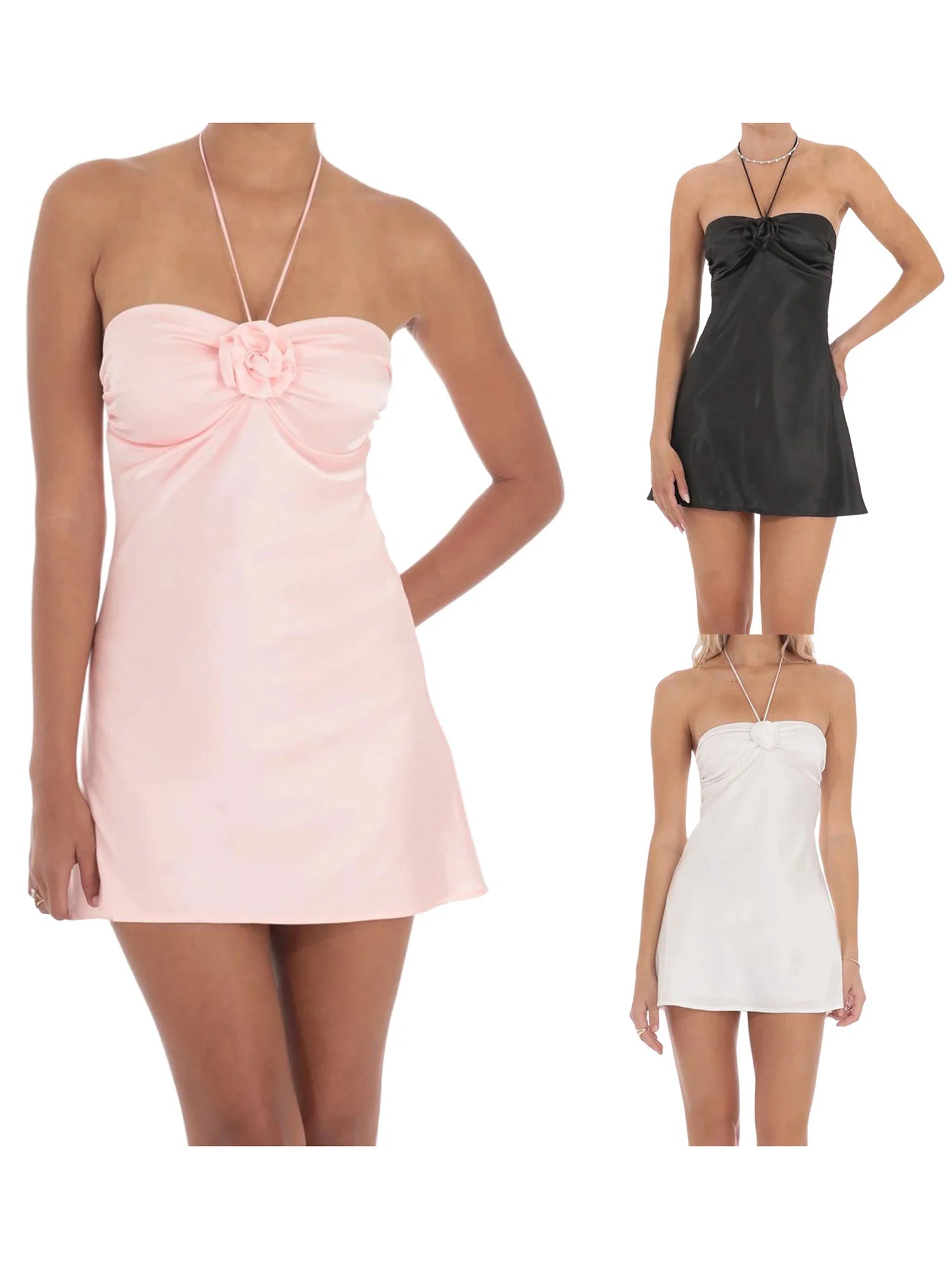Cyflymder  Elegant Lace Off-Shoulder Midi Dress with Ruffle Hem and Adjustable Straps for Wedding Cocktail Evening Party Beach