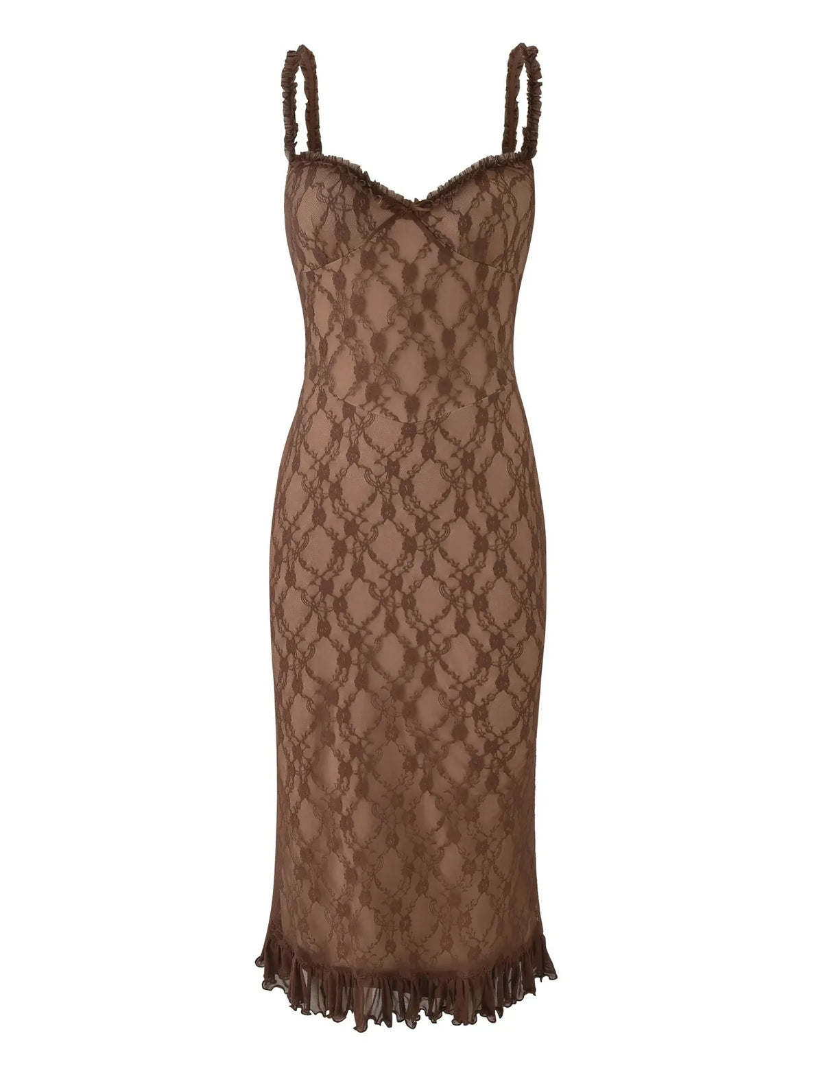 Cyflymder  Fashion Trend Irregular Checkered Dress Shopping Banquet Personality Spice Girl Knee Dress