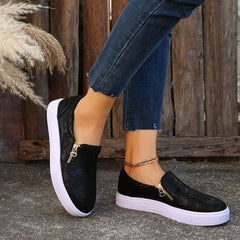 Cyflymder  New Style Fashion Sneakers Woman Vulcanize Shoes Casual Side Zipper Femme Tenis Luxury Tennis Feminino for Women Zapatos Mujer