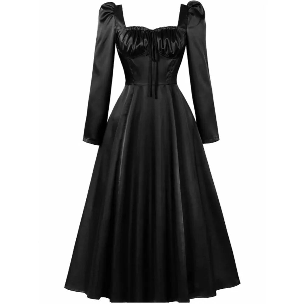 Cyflymder  Spring Summer Women Dress Retro 1950s 60s Dress Female Pinup Rockabilly Sexy Party Dresses Vintage Tunic Vestidos Mujer