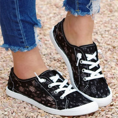 Cyflymder  Summer Lace Mesh Women Sneaker Breathable Lace-up Casual Shoes Plus Size 36 43 Lightweight Flat Sneakers