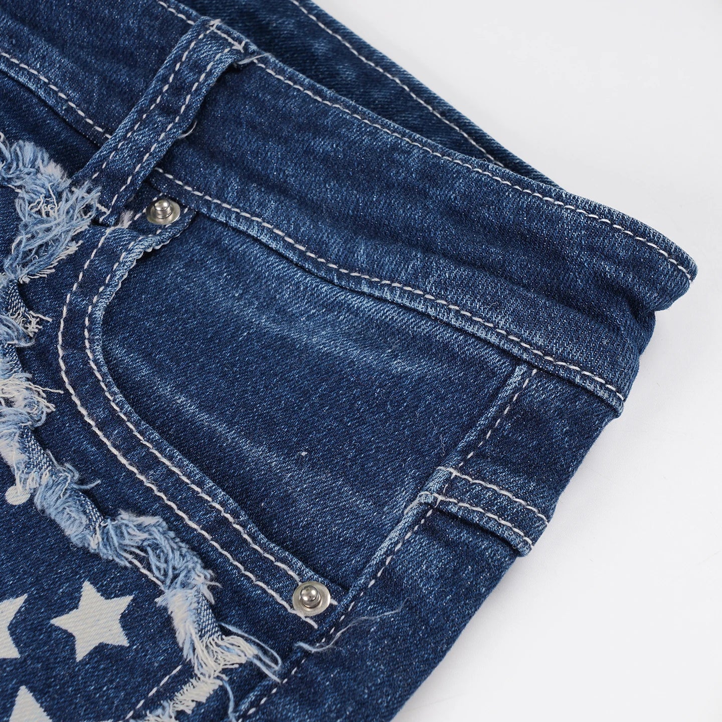 Cyflymder  Asymmetrical Print Retro Denim Shorts Distressed y2k Low Rise Skinny Hot Sexy Denim Shorts Summer Streetwear Chic Shorts