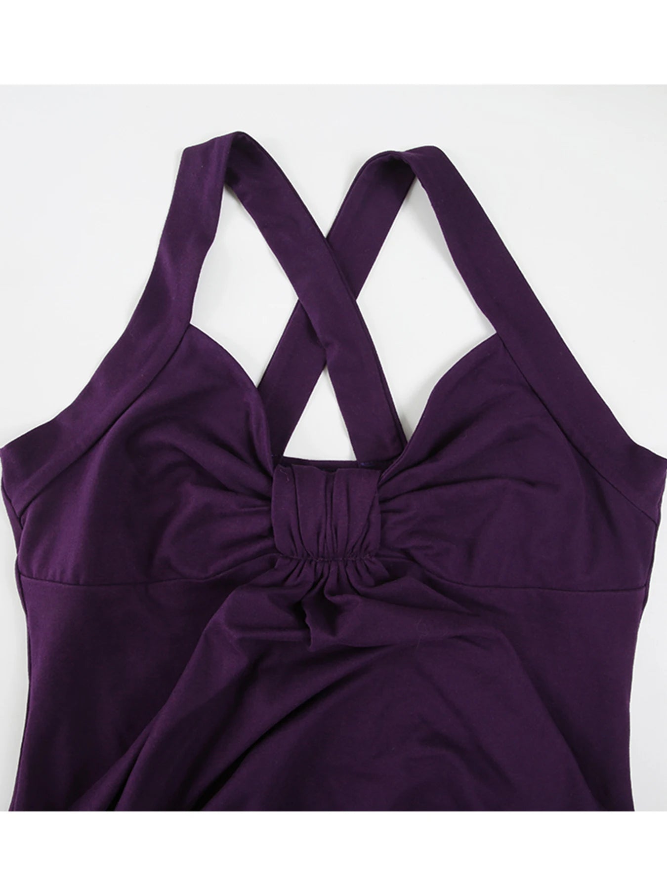 Cyflymder  Elegant Solid Folds Camis Tops Holiday Sexy Slim Bandage V-Neck Sleeveless Tank Tops Women 2025 Summer Fashion Ladeis