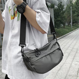 Cyflymder Casual Solid Color Women Bags Luxury Designer Shoulder HandBag Nylon Cloth Lady Messenger Mobile Phone Bag