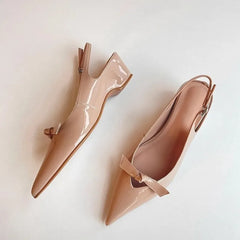 Cyflymder   New Women Shoes Elegant French High Heeled Sandals for Woman Fashion Genuine Leather Casual Shoes Designer Shoes Sandalias Mujer