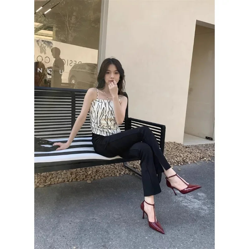Cyflymder  Spring Autumn Brand Women Pumps Shoes Fashion Pointed Toe Ladies Elegant Hollow Out Sandals Fashion women shoes