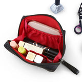 Cyflymder New Women Cosmetic Bag Solid Color Korean Style Makeup Bag Pouch Toiletry Bag Waterproof Makeup Organizer Case Dropshipping