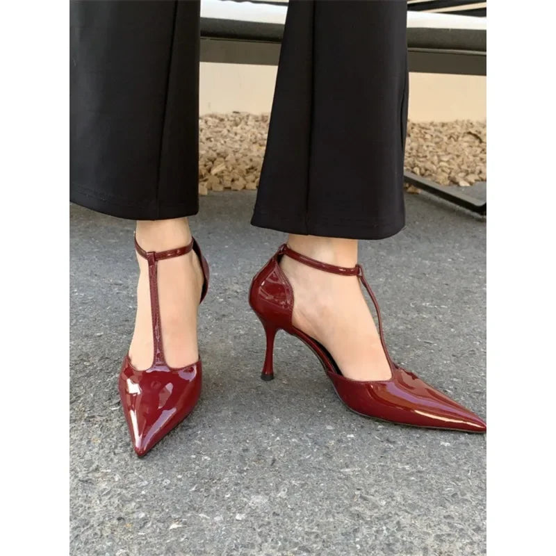 Cyflymder  Spring Autumn Brand Women Pumps Shoes Fashion Pointed Toe Ladies Elegant Hollow Out Sandals Fashion women shoes