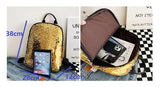 Cyflymder Sequins Women Backpacks Teenage Girls Rucksack Fashion Glitter Ladies schoolbag Large capacity female Travel Backpack bagpack