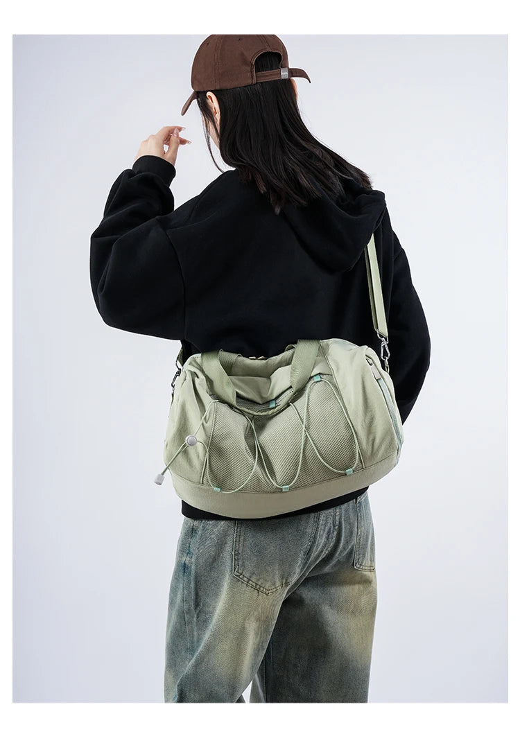 Cyflymder  High-capacity All Match Fashion Shoulder Bag Y2k Aesthetic Fashion Women Gym Bags Korean Chic Casual Travel Handbags Crossbody