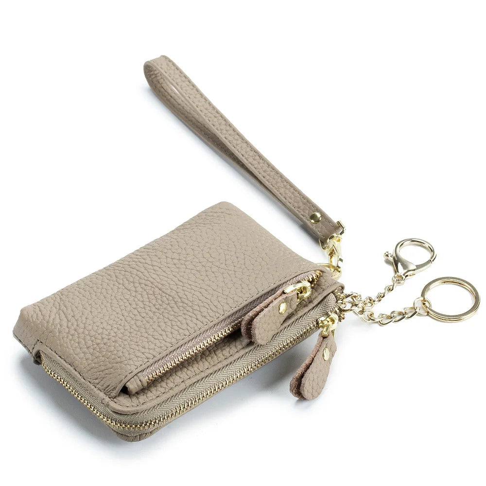 Cyflymder  Leather Coin Purse Handheld mat Multi-Functional Storage Bag New Sle Busin OL ort Wallet for Youth ex