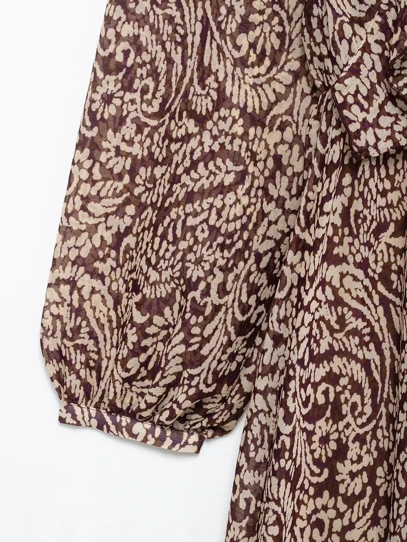 Cyflymder  Floral Print Long Dress Women 2025 New Summer Elegant Loose V-neck Lace Up Midi Dresses Vintage Chic Boho Casual Party Dresses