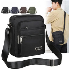 Cyflymder Waterproof Men Crossbody Bags Male Nylon Shoulder Bags Boy Messenger Bag Man Handbags For Travel Casual Large Satchel Grey Bags