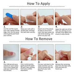 Cyflymder  10Pcs Cat Eye Handmade Press on Nails Tulip Flower Fake Nails Short Wearable Stick-on Nails False Nail 네일팁 Накладные Ногти Uñas