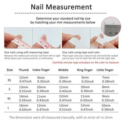 Cyflymder  10pcs Short Square Handmade Press on Nails Flower Pattern Fake Nails False Nail Artificial Nail 네일팁 Накладные Ногти Uñas