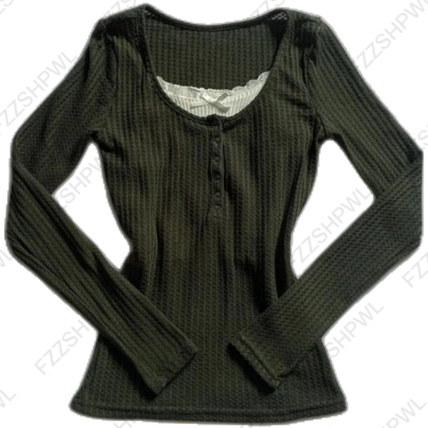 Cyflymder  Cute Fashion Unique Y2k Long sleeve Top Solid color Streetwear High street Classic Minimalist Knitt Chic CozyFit Knitwear