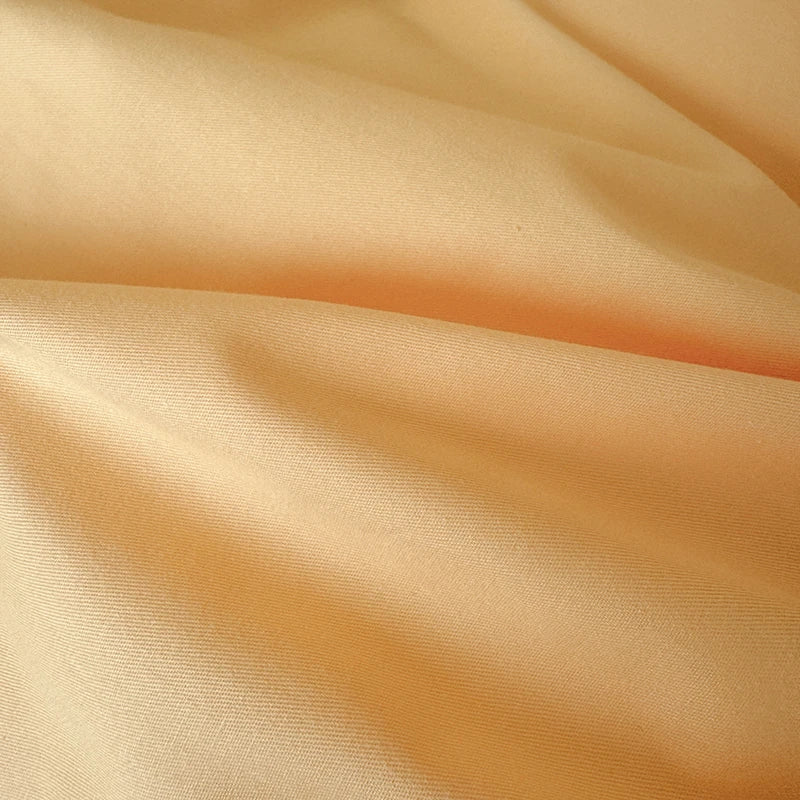 Cyflymder  100% Cotton Single Twin Double Solid Color Reversible Bedding Set Soft Comfortable Duvet Cover Bed/Fitted Sheet Pillowcases