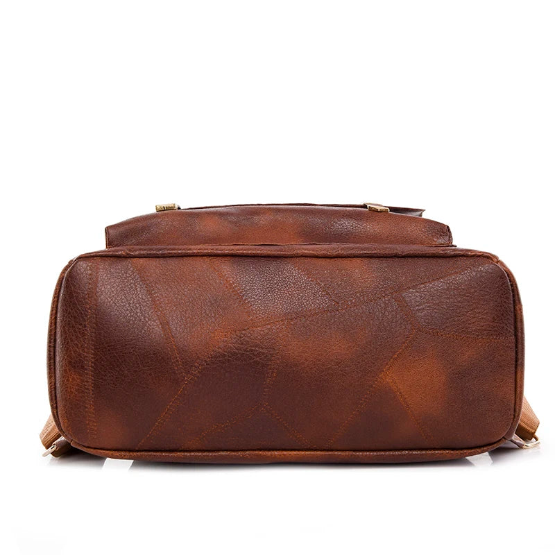 Cyflymder  Vintage Women's Bag Large Capacity Leather Daily Commute Travel Women's Backpack Shopping Fashion Designer School Bags Travel