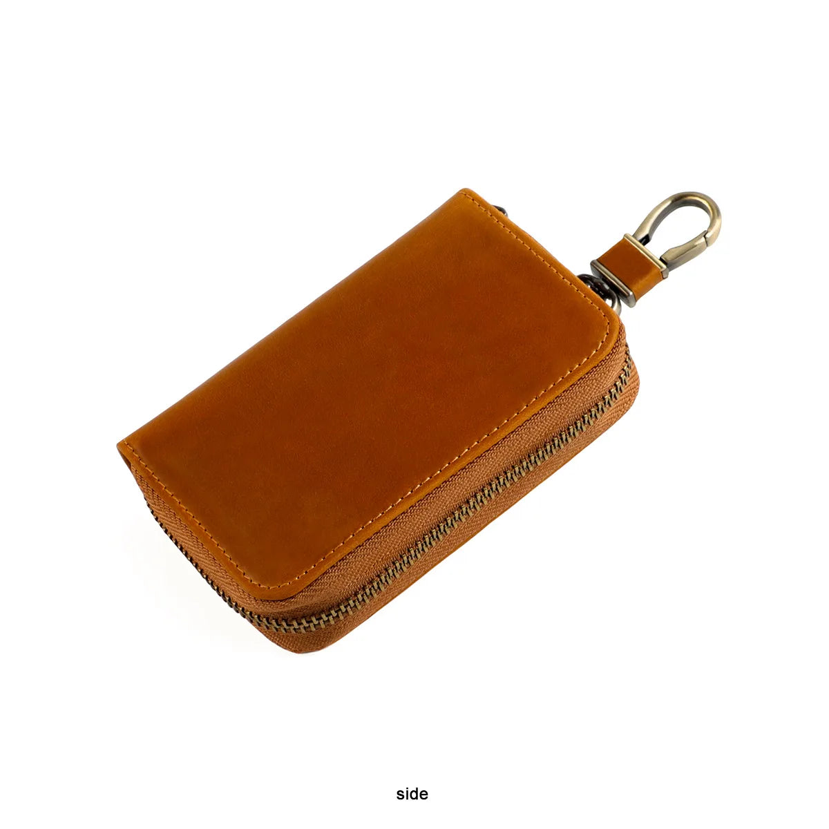 Cyflymder  Genuine Leather KeyChain Key Bag For Men Multifunction Organizer Wallet Holder Car Small Key Case Keys Pouch