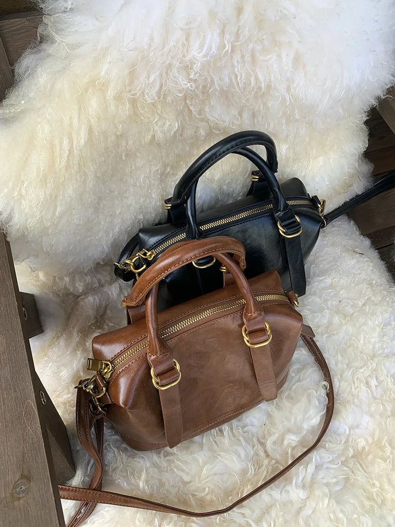 Cyflymder  Vintage Ladies Messenger Bag New Handbags for Women shoulder bags PU Leather Luxury Square Bag small totes bolsos