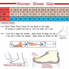 Cyflymder  Round Head Knitted Women's Thick Sole Single Shoes Women's Large Size 35-43 Grid Casual Women's Shoes Sneakers Women