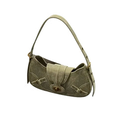 Cyflymder  Retro Belt Design Shoulder Bags for Women Y2K Fashion Punk Streetwear Versatile Adjustable Underarm Crossbody Bag