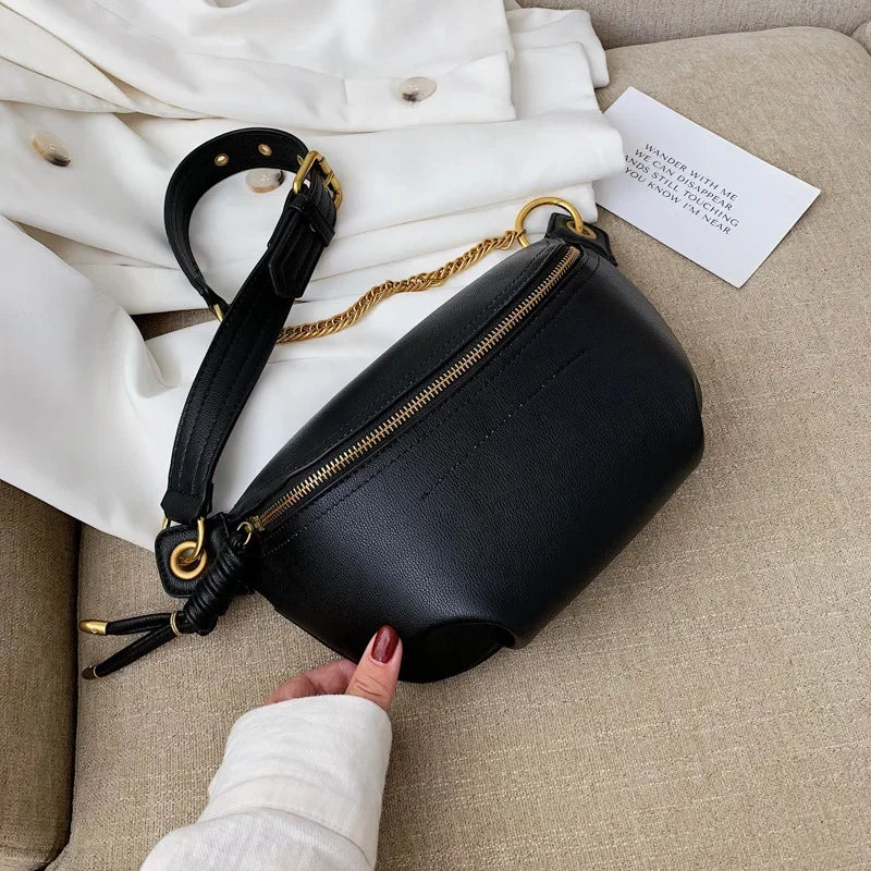 Cyflymder  Designer Chest Bags for Women Knitting Crossbody Bags Chains Ladies Chest Handbag Travel Bag Fashion Knitting Bag New
