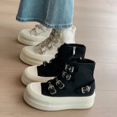 Cyflymder  Winter New Round Toe Thick Sole Casual Short Boots for Women Fashionable Hot Selling Sexy Anti Slip Sports Walking Boots