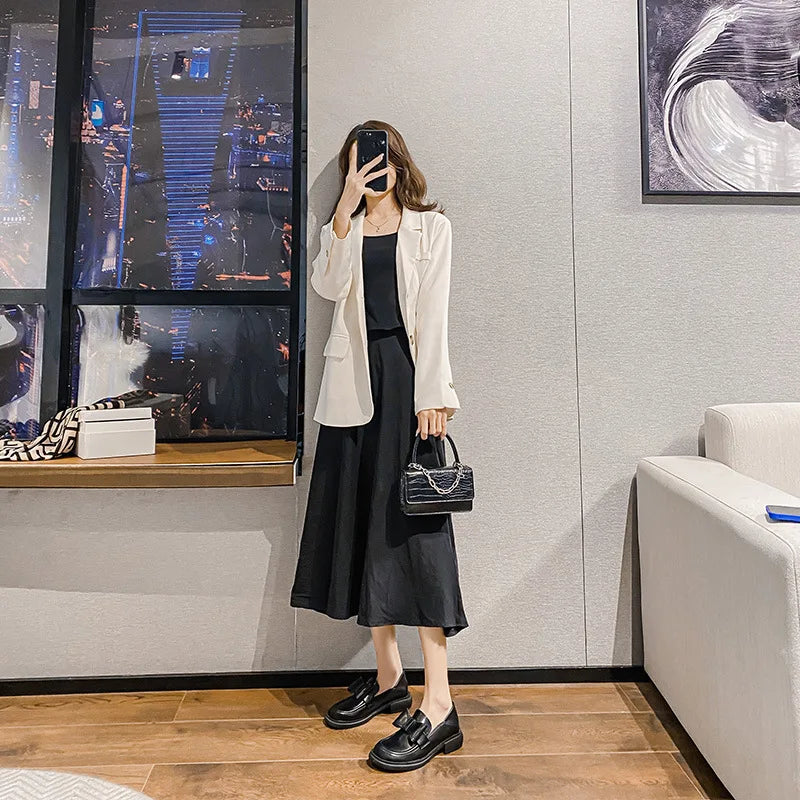 Cyflymder  Round Toe Casual Woman Shoe Soft All-Match British Style Female Footwear Loafers With Fur Slip-on Oxfords Preppy Dress Big Size