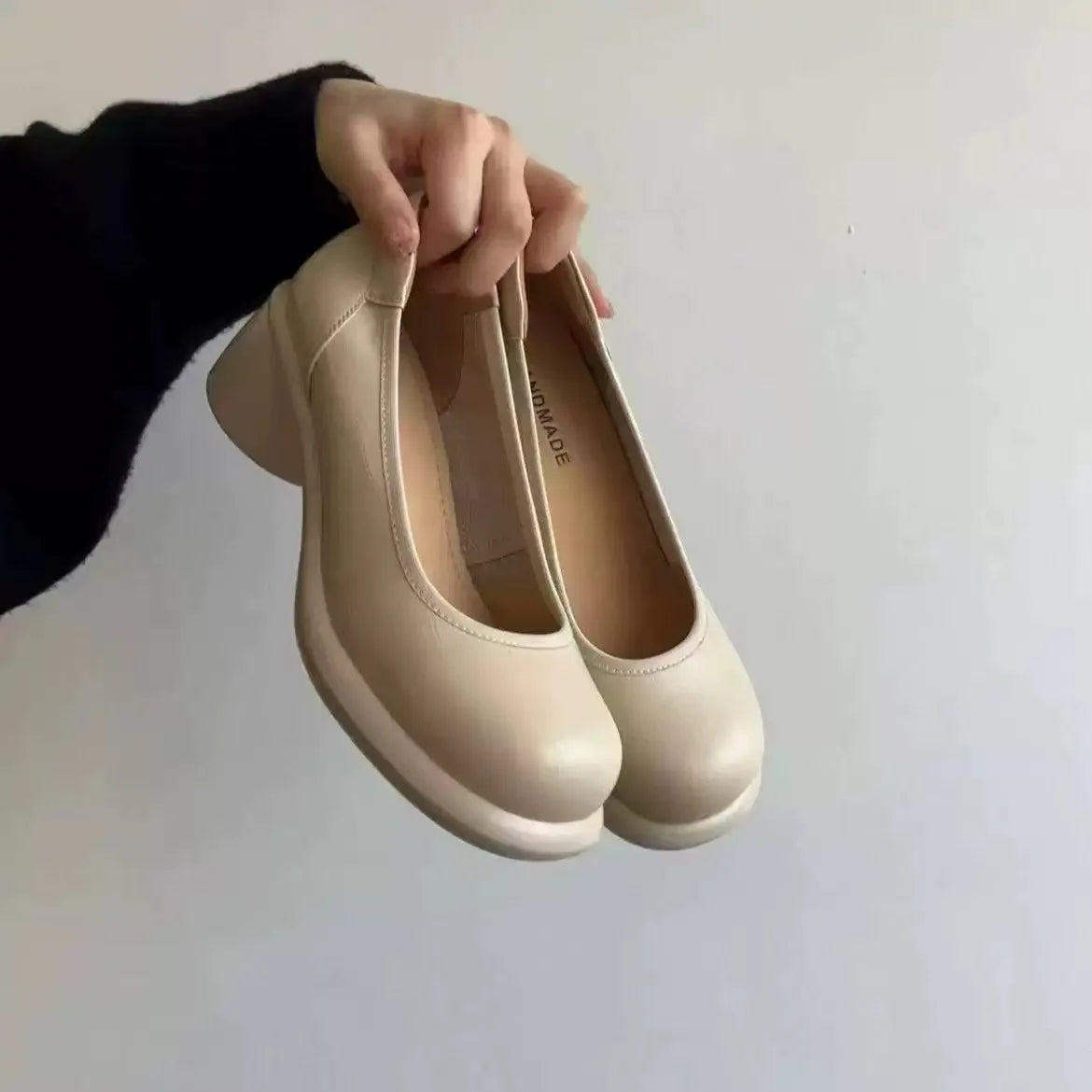 Cyflymder  New Women Pumps Fashion Genuine Leather Office Shoes Woman Luxury Brand Design Women Caucal Shoes Elegant High Heels Female