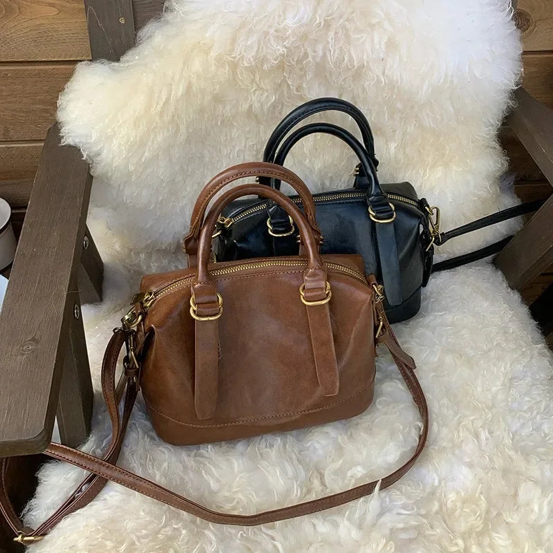 Cyflymder  Vintage Ladies Messenger Bag New Handbags for Women shoulder bags PU Leather Luxury Square Bag small totes bolsos
