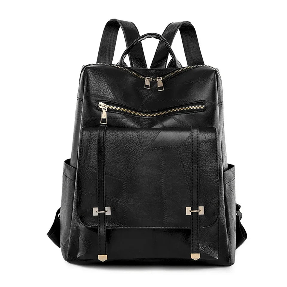 Cyflymder  Vintage Women's Bag Large Capacity Leather Daily Commute Travel Women's Backpack Shopping Fashion Designer School Bags Travel